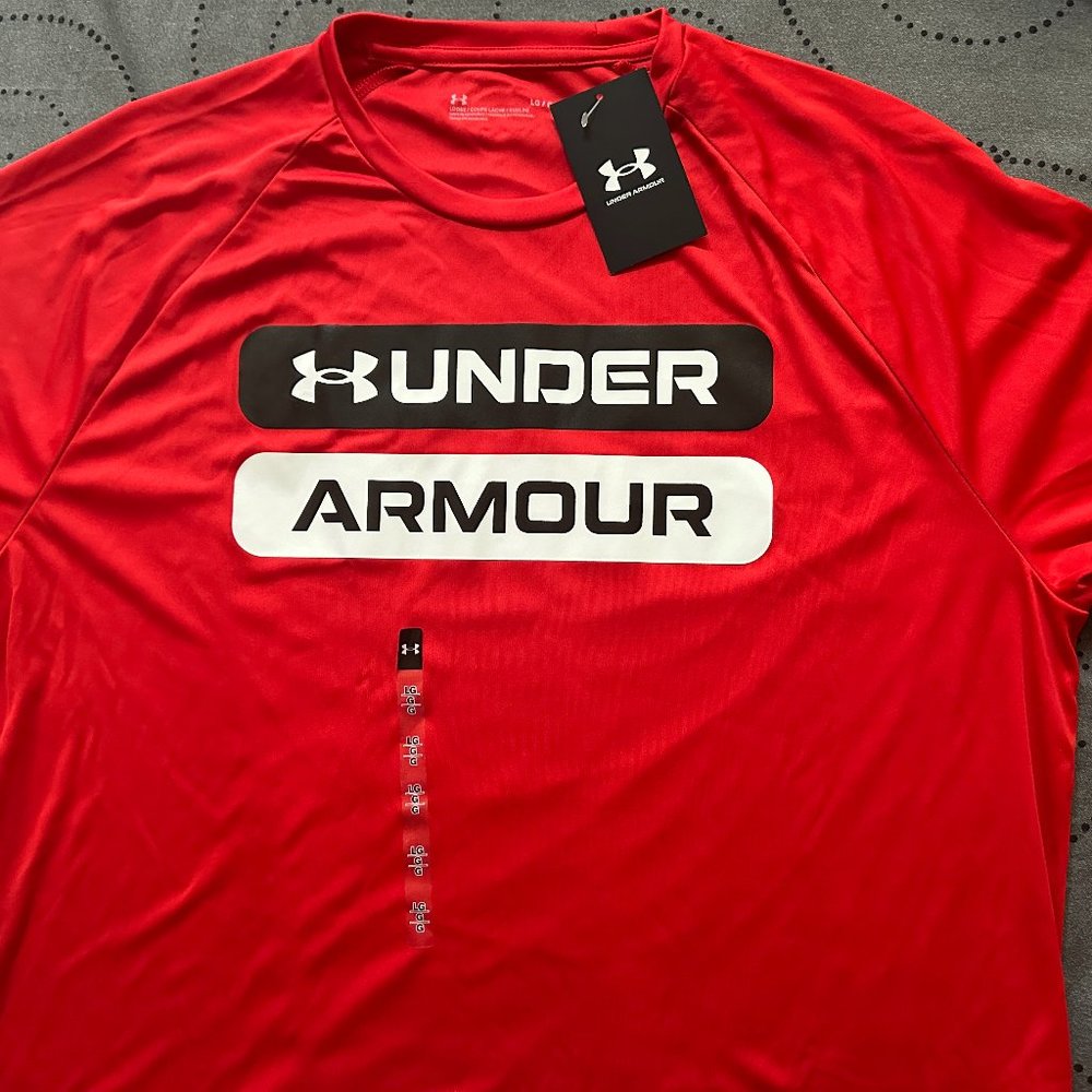 UNDER ARMOUR TECH SHIRT SIZE L MEN NWT $29.99